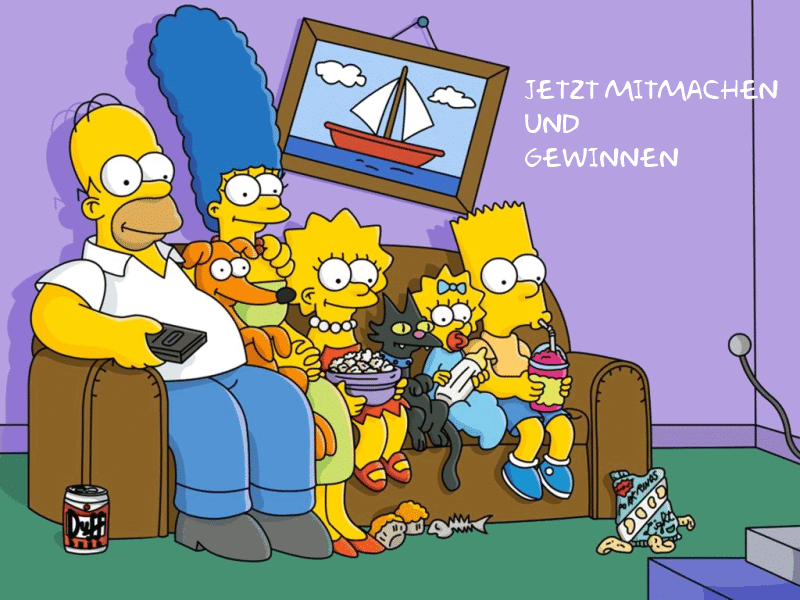 Gewinne Simpsons Buch