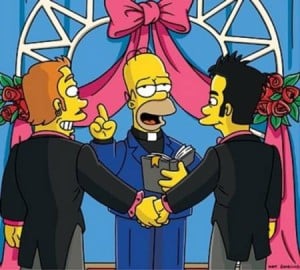 Simpsons Gay