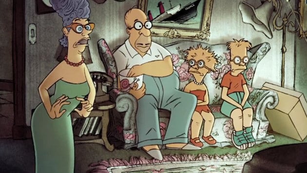 Simpsons Couchgag von Sylvain Chomet