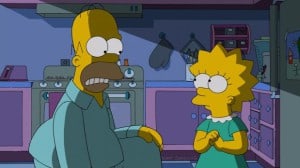 Homer, Lenny und Carl sind auf einen Nuklear-Arbeiter-Kongress eingeladen, der in erster Linie darin besteht, dass sie sich ordentlich betrinken. Vor der Rückreise verschwindet Homer spurlos. Als er einige Zeit später wieder auftaucht, ist die Erleichterung bei der Simpson-Familie riesig. Doch sein Verhalten ist merkwürdig: Er isst kein Schweine...