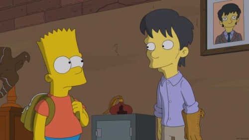 Simpsons – Erstaustrahlung – Home TV Die Simpsons Episoden Durch Diggs und dünn Home 25 Jahre Simpsons Voting Synchro-Special Bios Video Zitate Darsteller Bilder Episoden Facts Mo 12.01.2015, 20:15 Durch Diggs und dünn