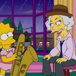 Homer verliert bei einem Pokerabend 5.000 Dollar an die Mitspielerin und alte Broadway-Größe Laney Fontaine. Um sie von seiner Armut zu überzeugen, lädt Homer Laney zum Abendessen ein. Als sie Lisas Saxophonkünste kennenlernt, ist sie so begeistert, dass sie Homer die Schulden erlassen will - wenn Lisa mit ihr auf Tour geht.