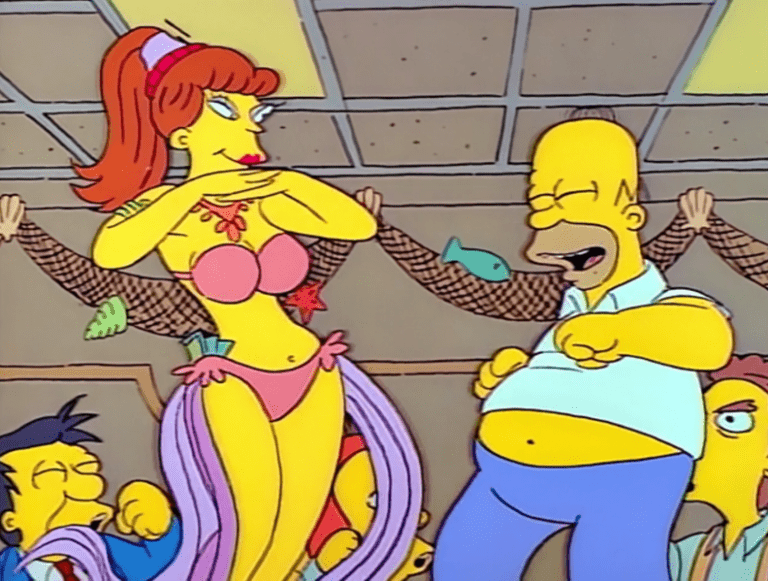 Homer als Frauenheld