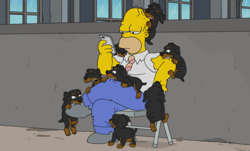 Porträt eines jungen Lakaien in Flammen - 33. Staffel - Die Simpsons