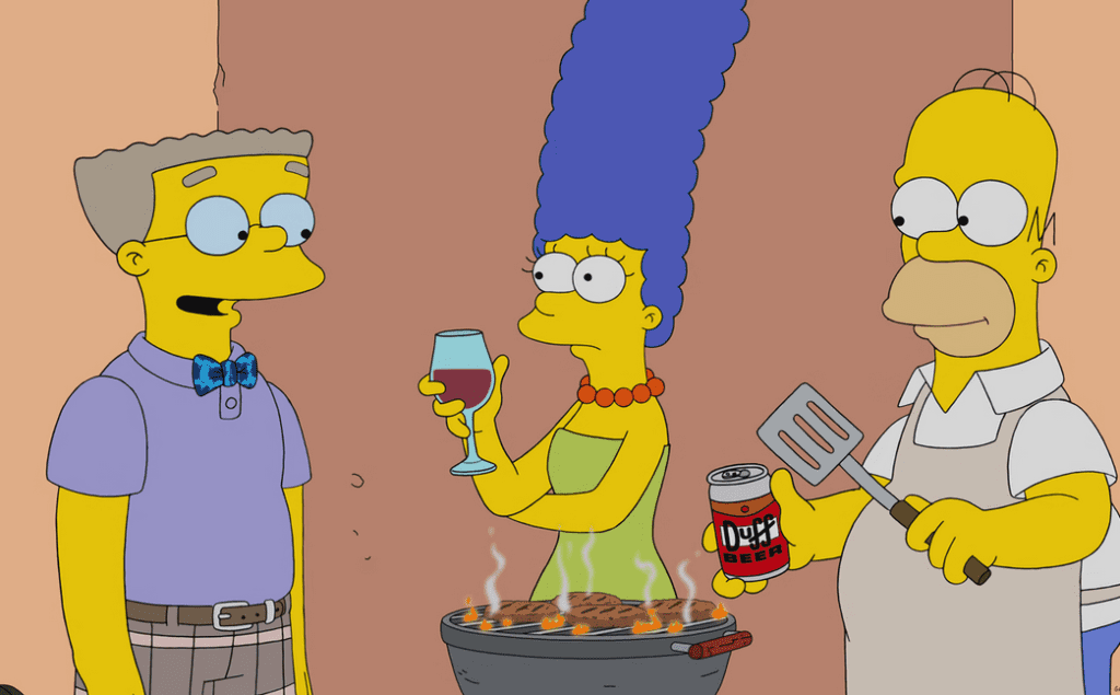 Porträt eines jungen Lakaien in Flammen - 33. Staffel - Die Simpsons