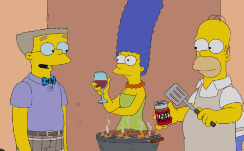 Porträt eines jungen Lakaien in Flammen - 33. Staffel - Die Simpsons