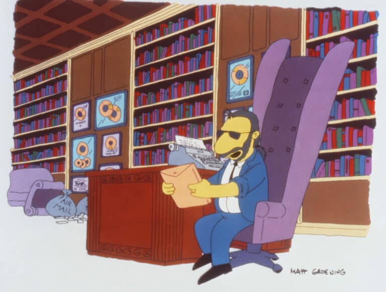 Bild zur Folge „Marges Meisterwerk“ mit Maggie Simpson