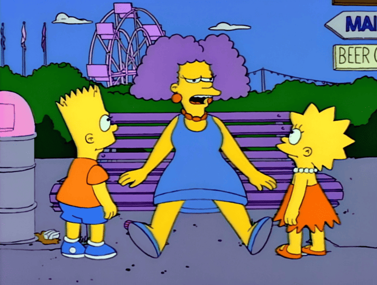 Bild zur Folge „Selma will ein Baby“ mit Maggie Simpson