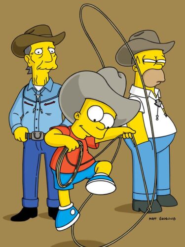 Bart und sein Westernheld