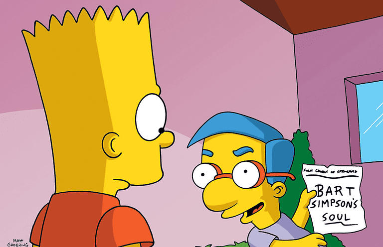 Bild zur Folge „Bart verkauft seine Seele“ mit Maggie Simpson
