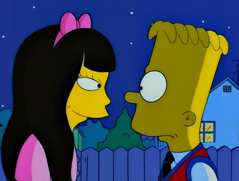 Bild zur Folge „Barts Freundin“ mit Maggie Simpson