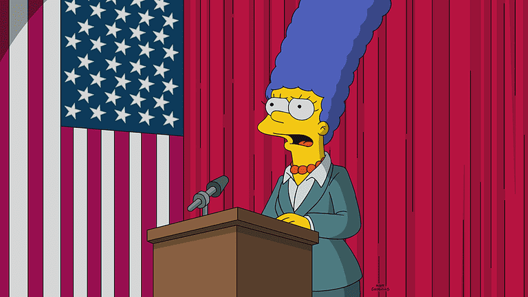 Bild zur Folge „Blau im Amt“ mit Maggie Simpson