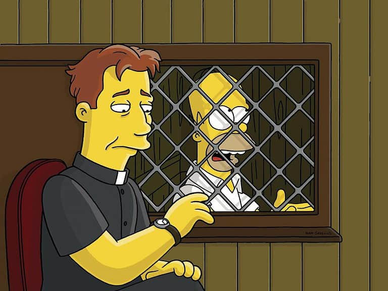 Bild zur Folge „Der Vater, der Sohn und der heilige Gaststar“ mit Maggie Simpson
