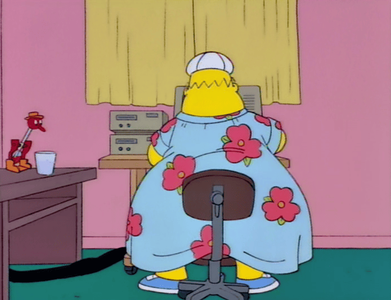 Bild zur Folge „Der behinderte Homer“ mit Maggie Simpson