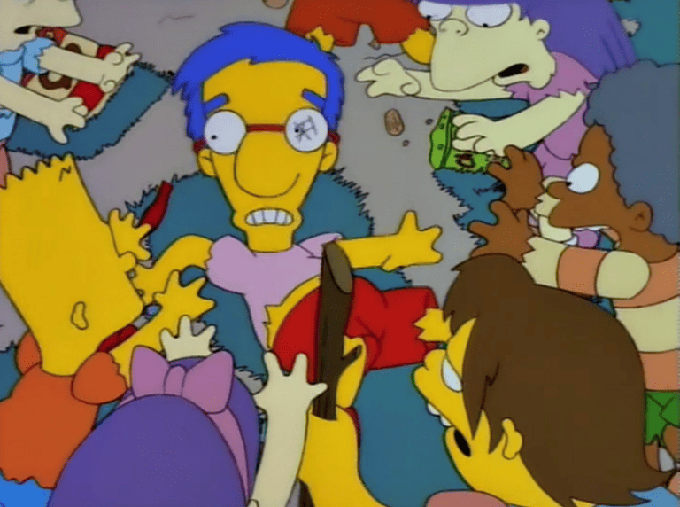 Bild zur Folge „Der blöde Uno-Club“ mit Maggie Simpson