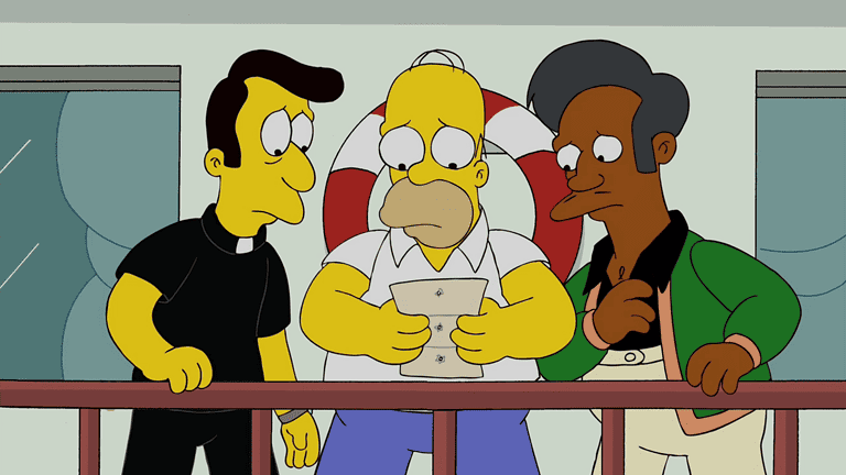 Bild zur Folge „Der weinende Dritte“ mit Maggie Simpson