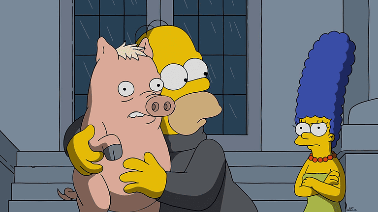 Bild zur Folge „Ein Schweinchen namens Propper“ mit Maggie Simpson