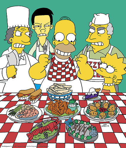 Homer als Restaurantkritiker