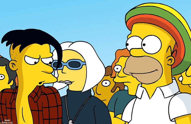 Bild zur Folge „Homer auf Tournee“ mit Maggie Simpson