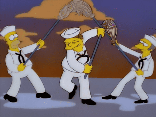 Homer geht zur Marine