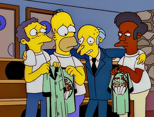 Homers Bowling-Mannschaft