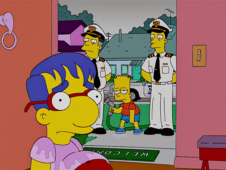 Bild zur Folge „Kleiner Waise Milhouse“