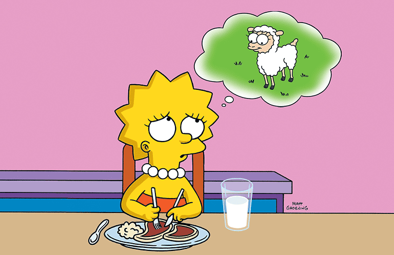 Bild zur Folge „Lisa als Vegetarierin“