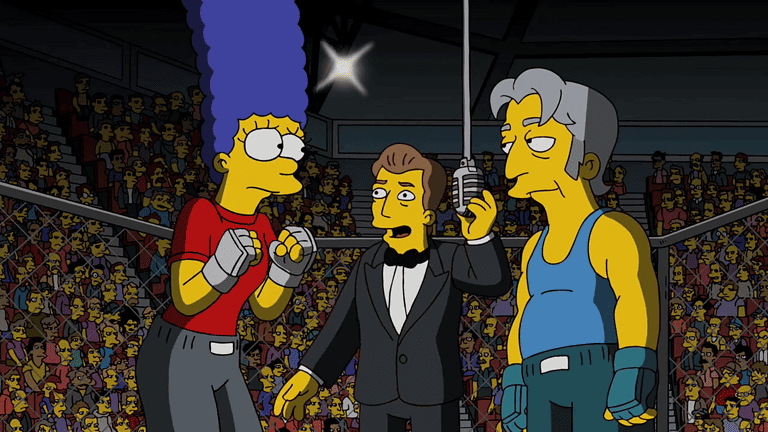 Bild zur Folge „Marge macht mobil“ mit Maggie Simpson