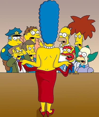 Marge - oben ohne