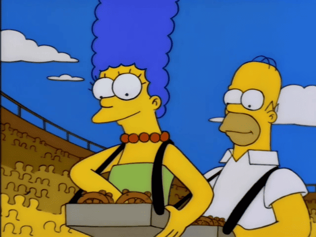 Marge und das Brezelbacken