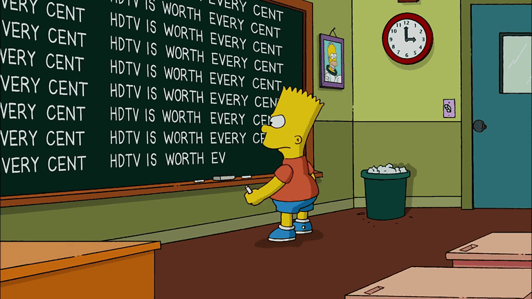 Bild zur Folge „Quatsch mit Soße“ mit Maggie Simpson