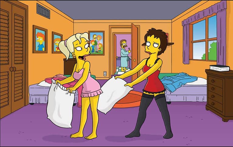 Bild zur Folge „Schau heimwärts, Flanders“ mit Maggie Simpson