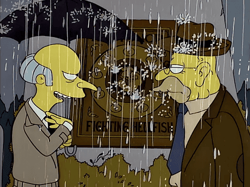 Simpson und sein Enkel in "Die Schatzsuche"