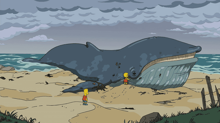 Bild zur Folge „Walverwandtschaften“ mit Maggie Simpson