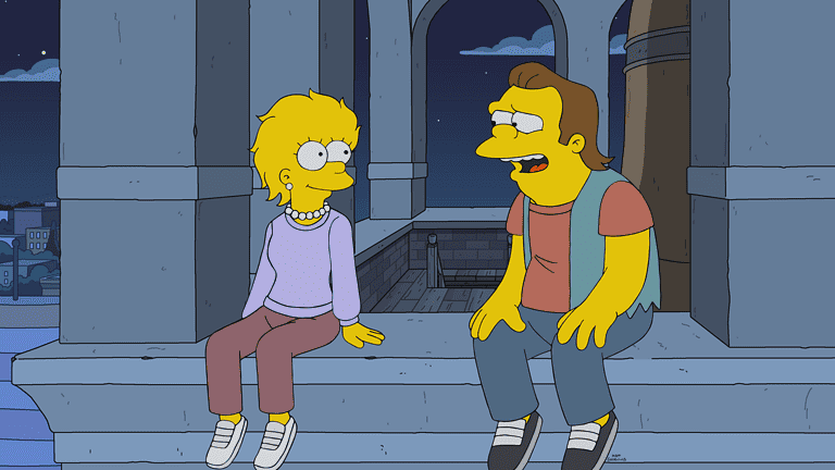 When Nelson Met Lisa 34 Staffel Die Simpsons OABF02 9 Folge © 20th Television / Disney – redaktionelle Verwendung (Fanprojekt)