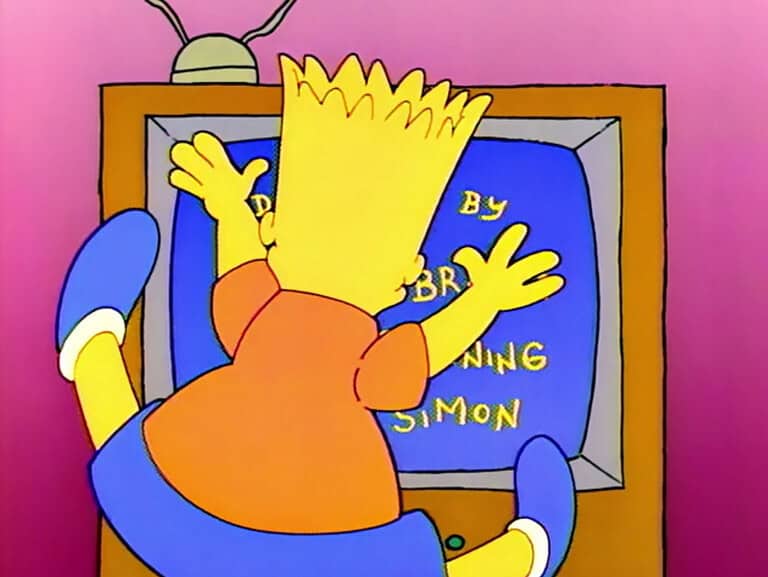 Couchgag aus „Bart wird ein Genie“ (Staffel 1)