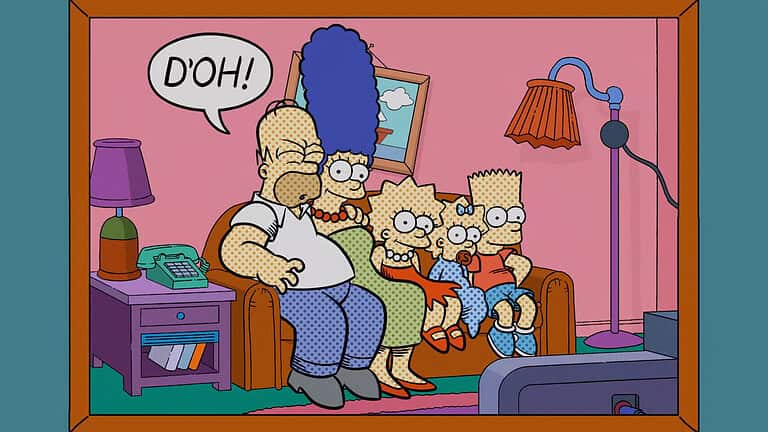 Couchgag aus „Diamantenfieber “ (Staffel 35)