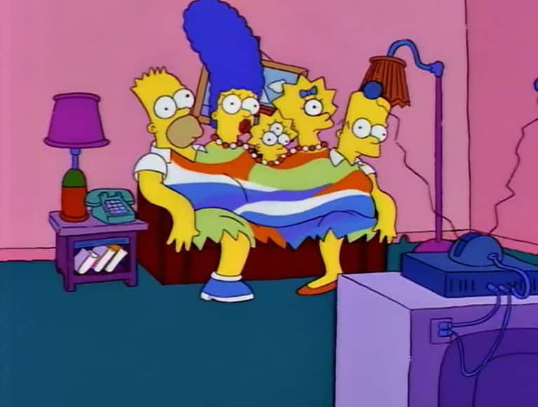 Couchgag aus „Ehegeheimnisse“ (Staffel 5)