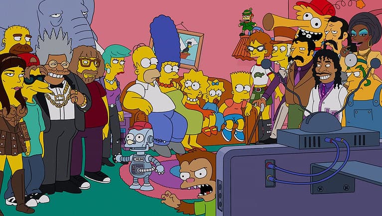 Couchgag aus „Homers unglaubliche Reise durch die Windschutzscheibe“ (Staffel 34)