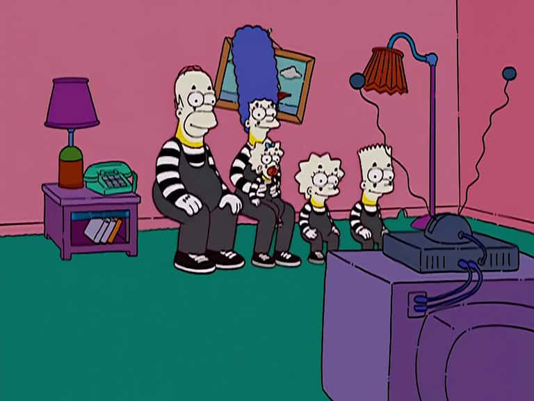 Couchgag aus „Auf der Familienranch“ (Staffel 14)