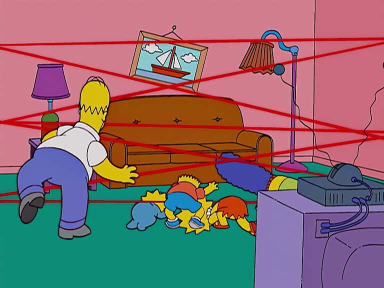 Couchgag aus „Bart hat zwei Mütter“ (Staffel 17)