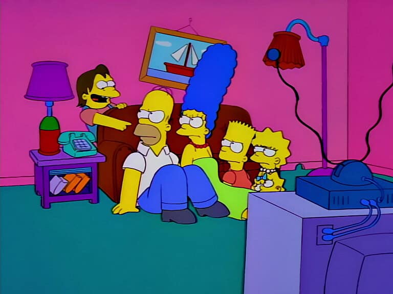 Couchgag aus „Die armen Vagabunden“ (Staffel 9)