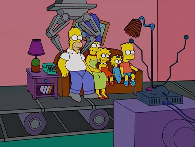 Couchgag aus „Die scheinbar unendliche Geschichte“ (Staffel 17)