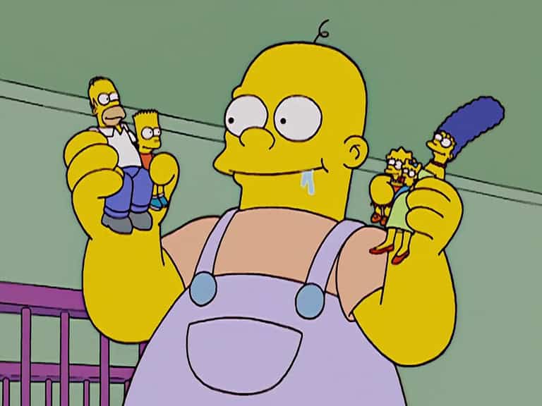 Couchgag aus „Ein kleines Gebet“ (Staffel 14)