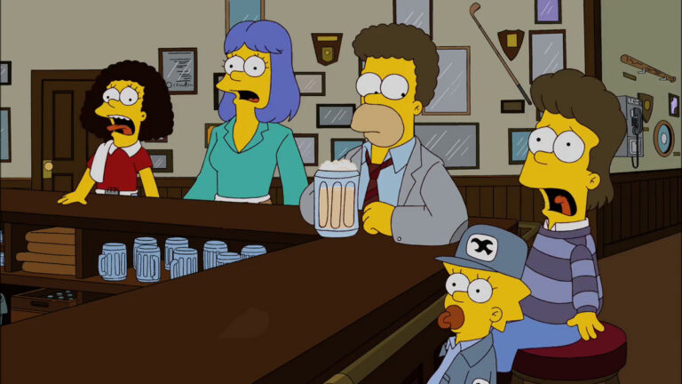 Couchgag aus „Es war einmal in Homerika“ (Staffel 20)