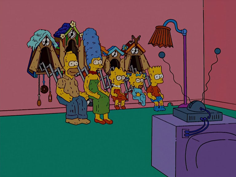 Couchgag aus „Gefährliche Kurven“ (Staffel 20)