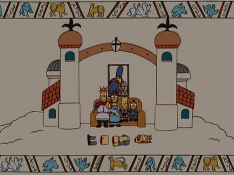 Couchgag aus „Hello, Mr. President“ (Staffel 19)
