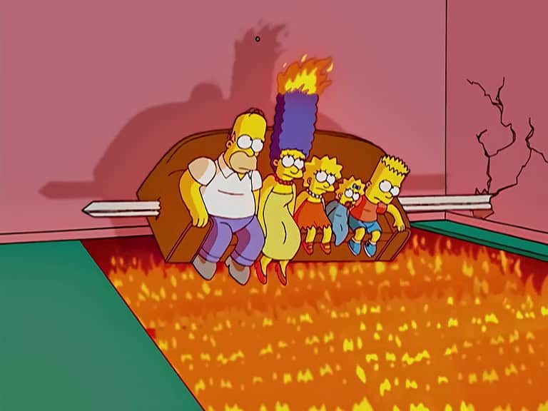 Couchgag aus „Homer, die Ratte“ (Staffel 16)