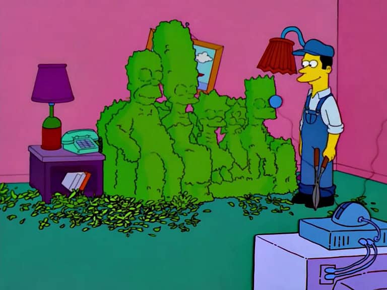 Couchgag aus „Homer einmal ganz woanders“ (Staffel 13)