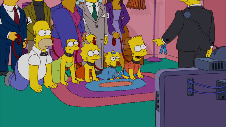 Couchgag aus „Im Namen des Großvaters“ (Staffel 20)